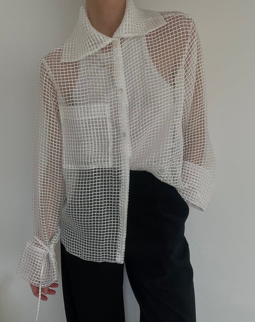 CLOUD - camicia in organza sheer