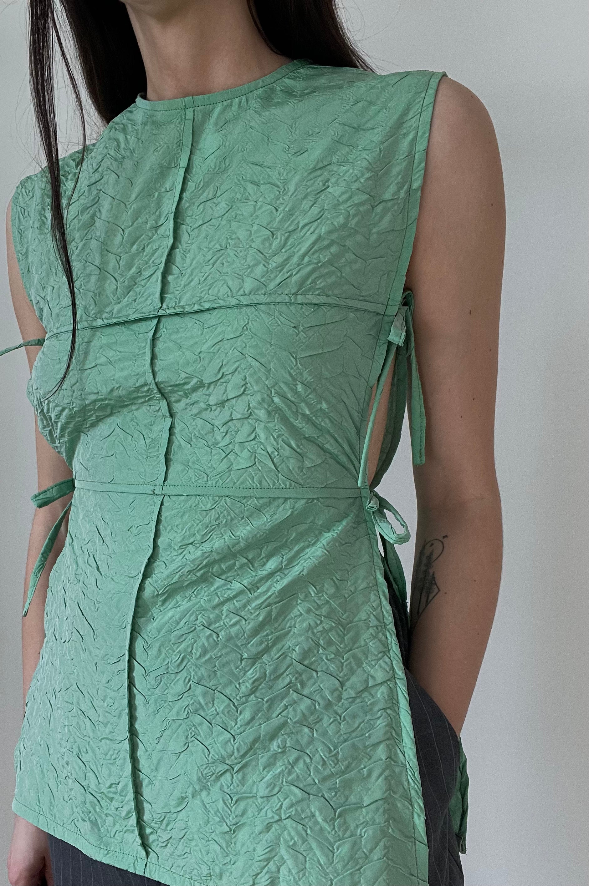 LISSA VEST - top con laccetti