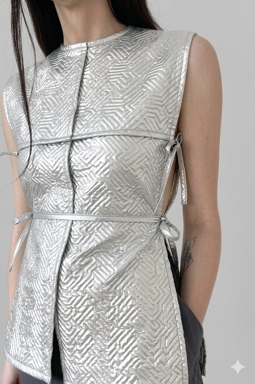 LISSA VEST - top con laccetti