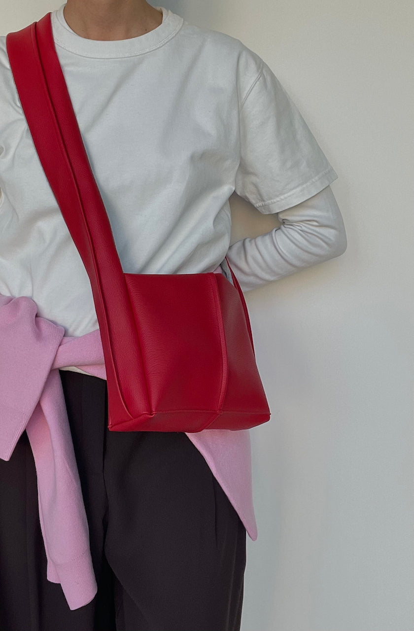 MICRO DEIA - mini borsa crossbody in ecopelle