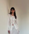 LISSA SHIRT - camicia avvitata con pieghe cucite