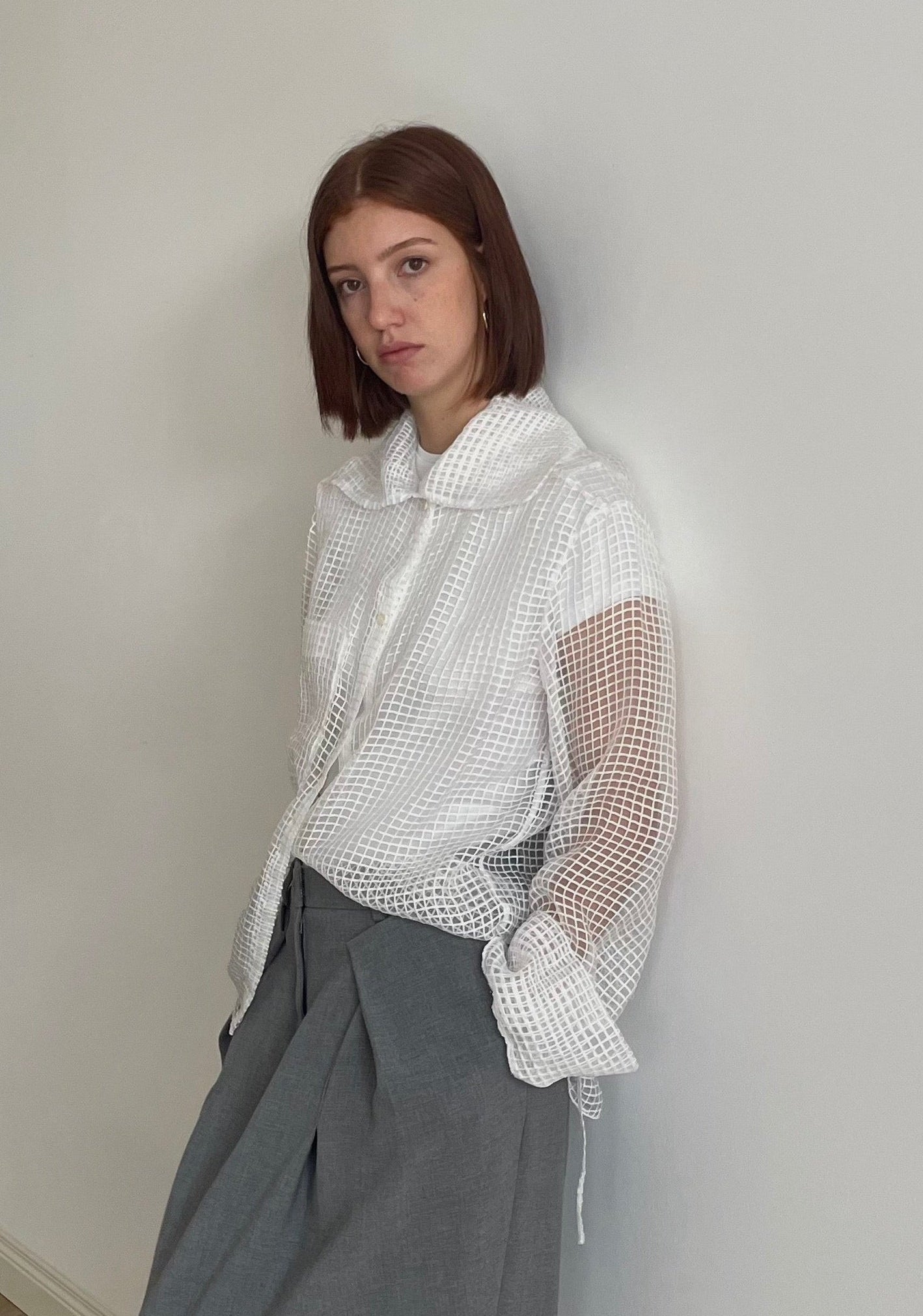 CLOUD - camicia in organza sheer